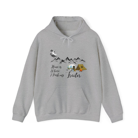 Under The Moon And Stars Ash Gray Hoodie