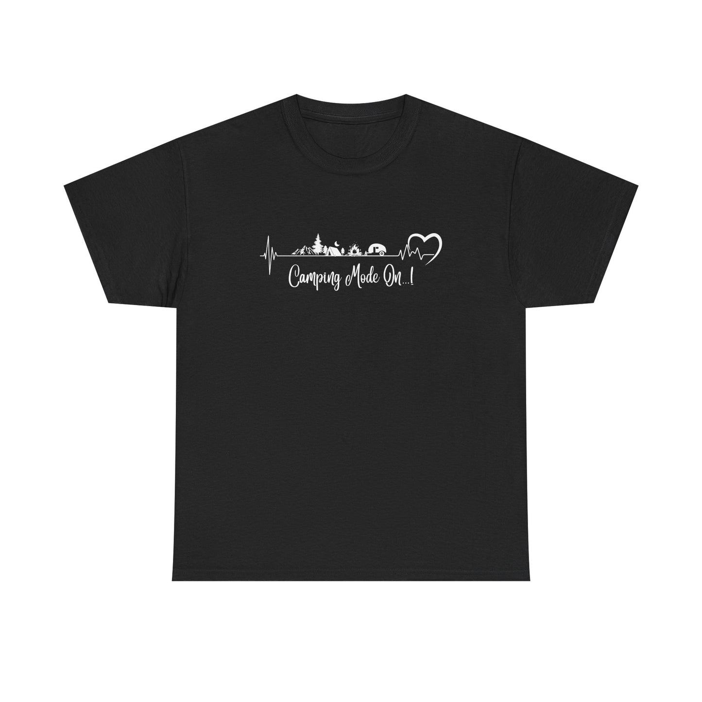 Mode on Black t-shirt