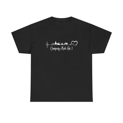 Mode on Black t-shirt