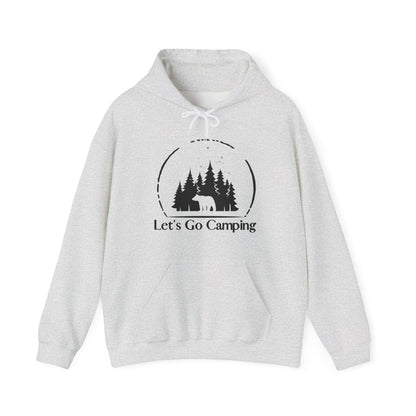 Camping With Bears Gray Hoodie