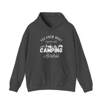 Dark Gray Words That Rhyme with Camp Hoodie