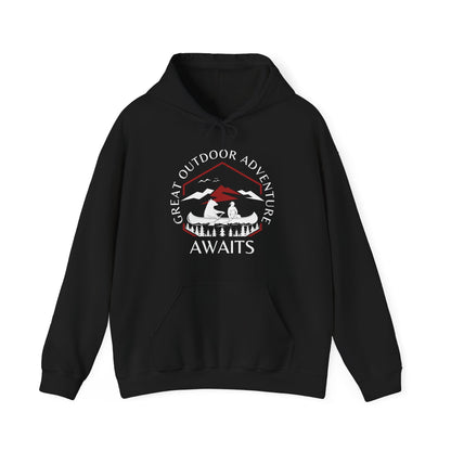 Black Outdoor Adventure Hoodie