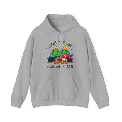 Summertime Is Here Gray Hoodie