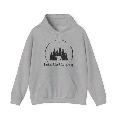 Camping With Bears Ash Gray Hoodie