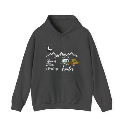 Under The Moon And Stars Dark Gray Hoodie