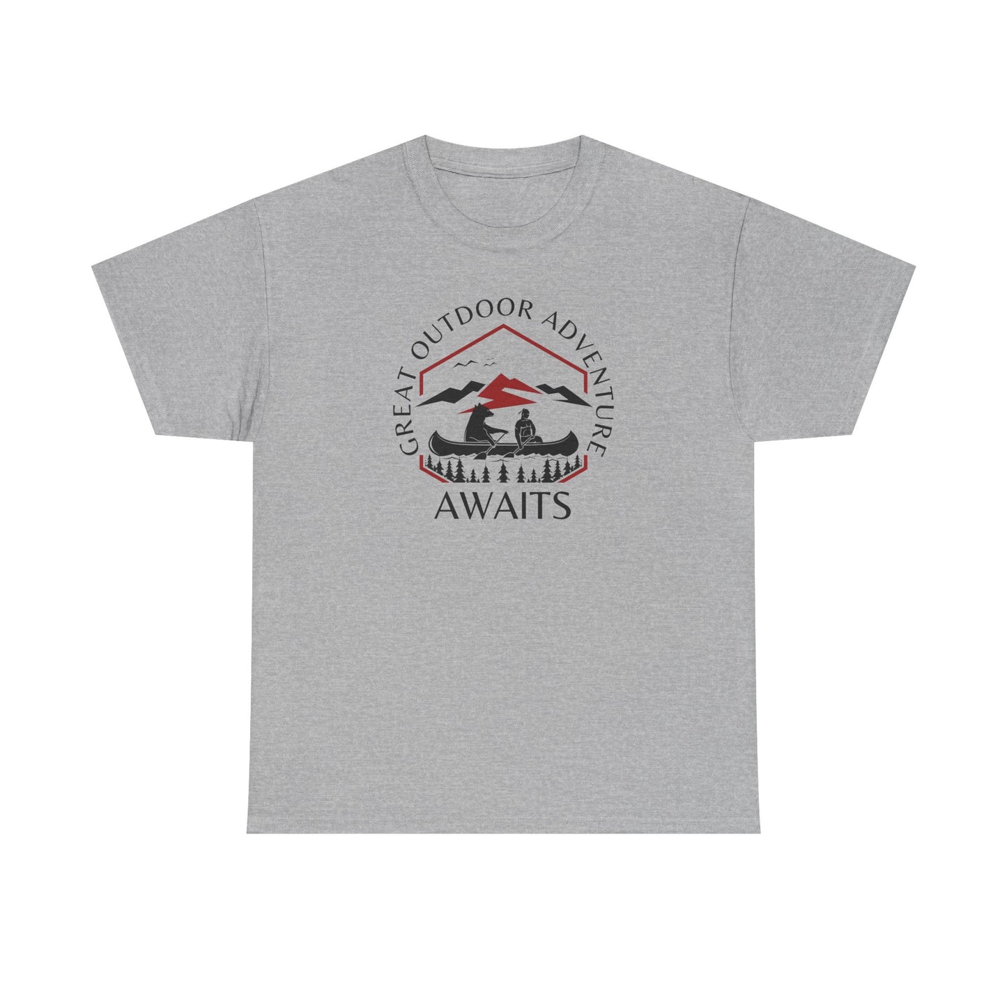 Grey graphic tee