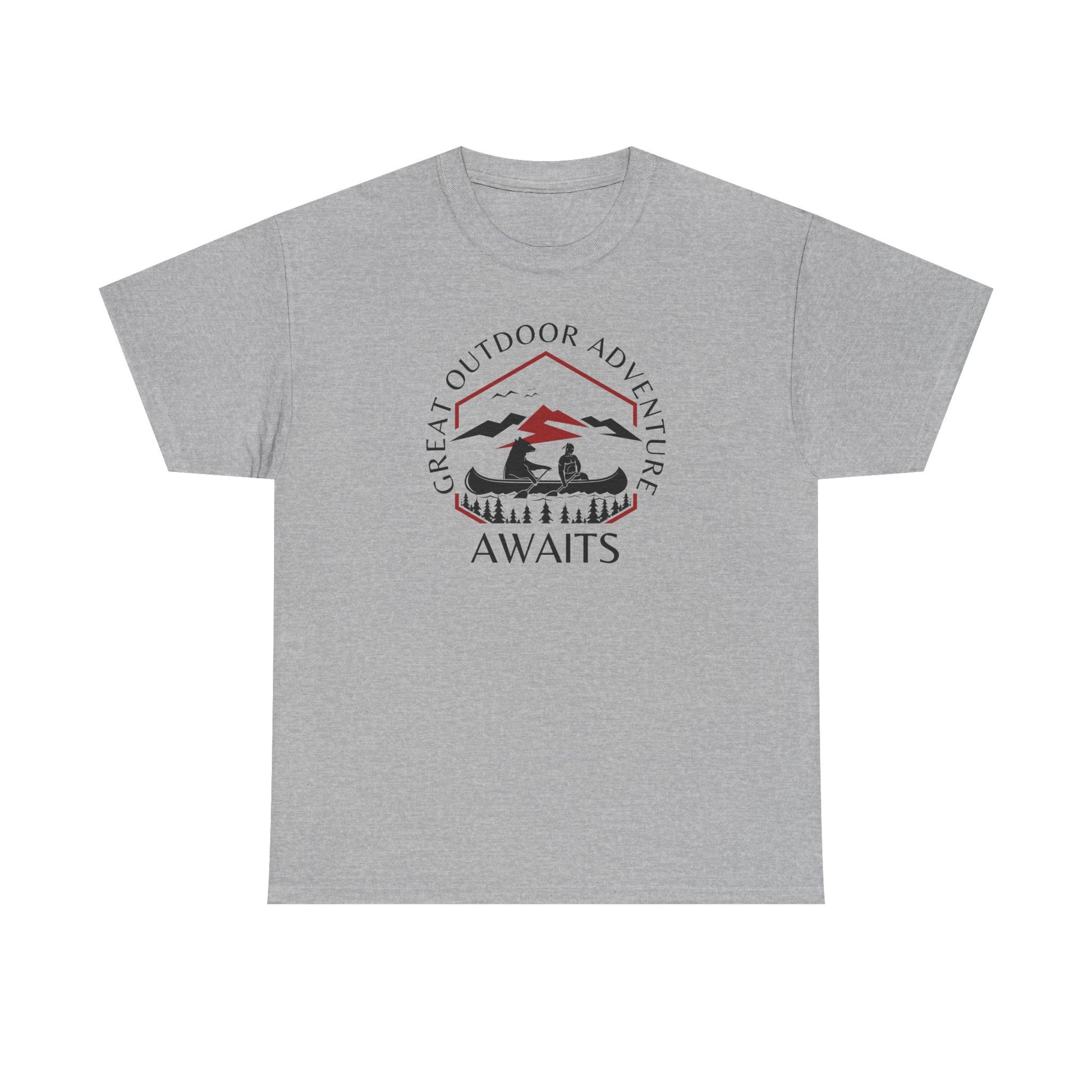 Grey graphic tee