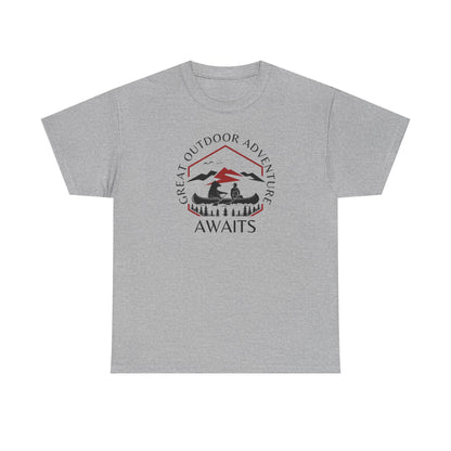 Grey graphic tee