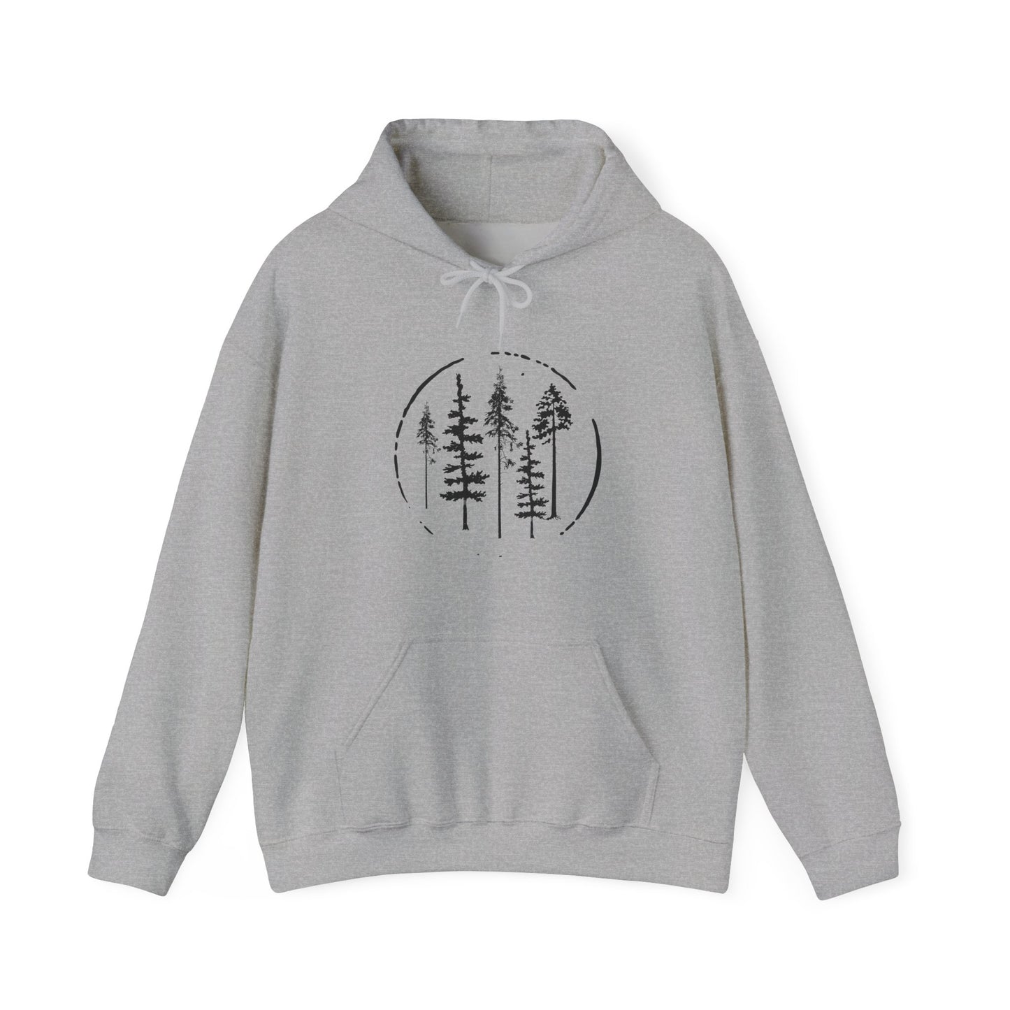 Among Trees Ash Gray Hoodie