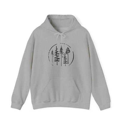 Among Trees Ash Gray Hoodie