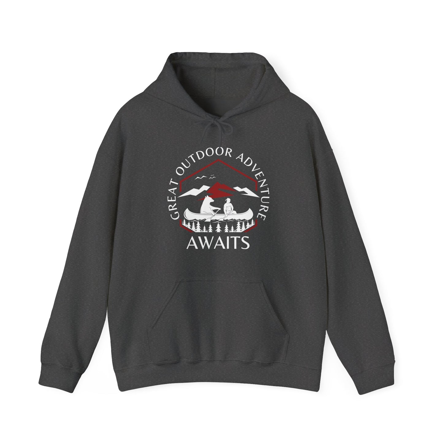 Dark Gray Outdoor Adventure Hoodie