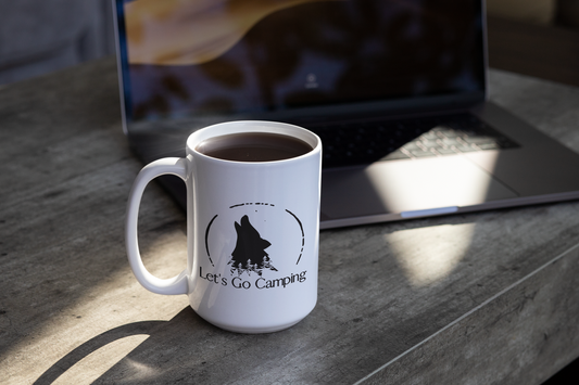 Let's Go Trailing Where Wolves are Howling White Mug [15oz]