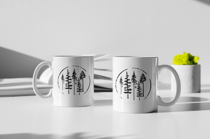 Among The Trees - White Coffee Mug [11oz]