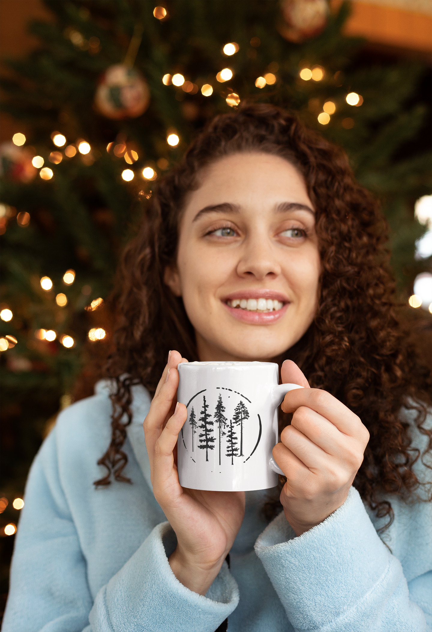 Among The Trees - White Coffee Mug [11oz]