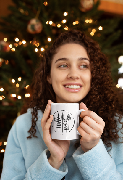 Among The Trees - White Coffee Mug [11oz]