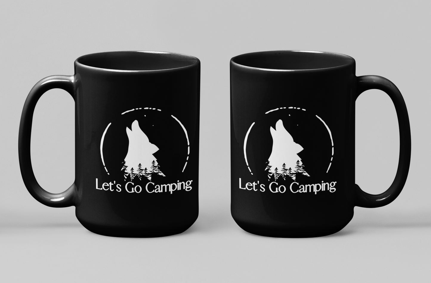 Wilderness Adventures - Black Coffee Mug [15oz]