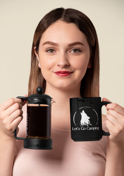 Wilderness Adventures - Black Coffee Mug [15oz]