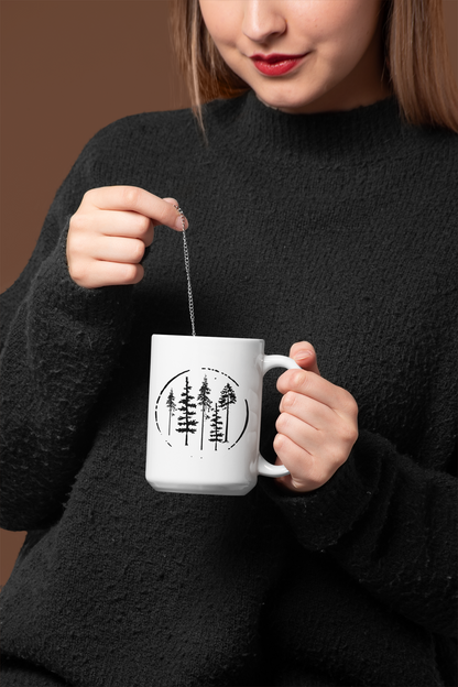 Among The Trees - White Coffee Mug [15oz]