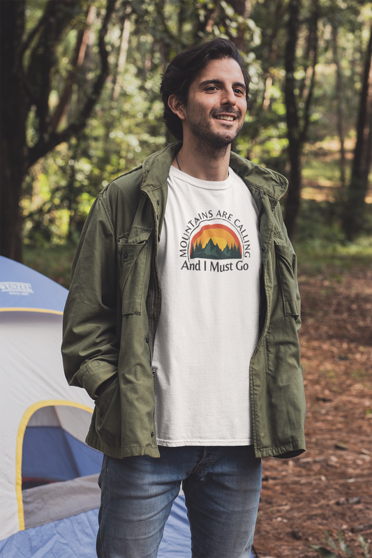 Mountains Are Calling Sunrise Unisex Tee [Let the Thrill begin!]