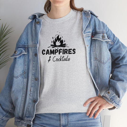 Campfires and Cocktails Tee [Cheers!]