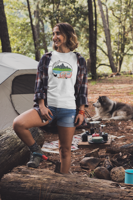 Camping Life in Cute Trailer Tee