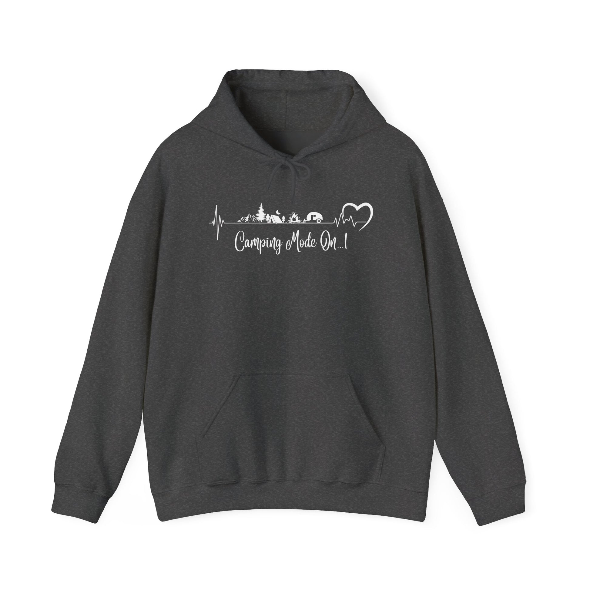 Camping Adventures Dark Gray Hoodie