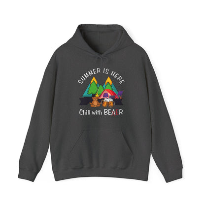 Summertime Is Here Dark Gray Hoodie