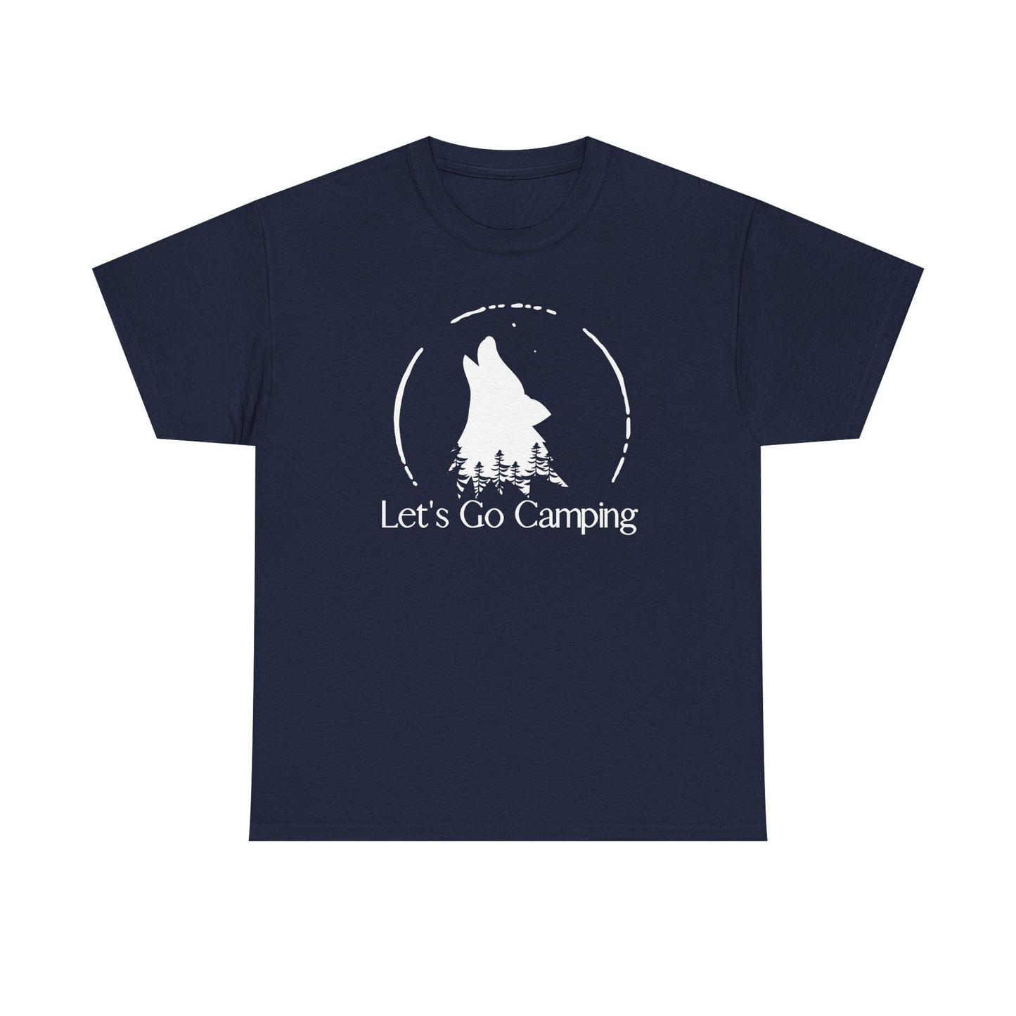 Navy Blue Wolf t shirt