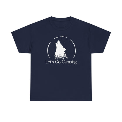 Navy Blue Wolf t shirt