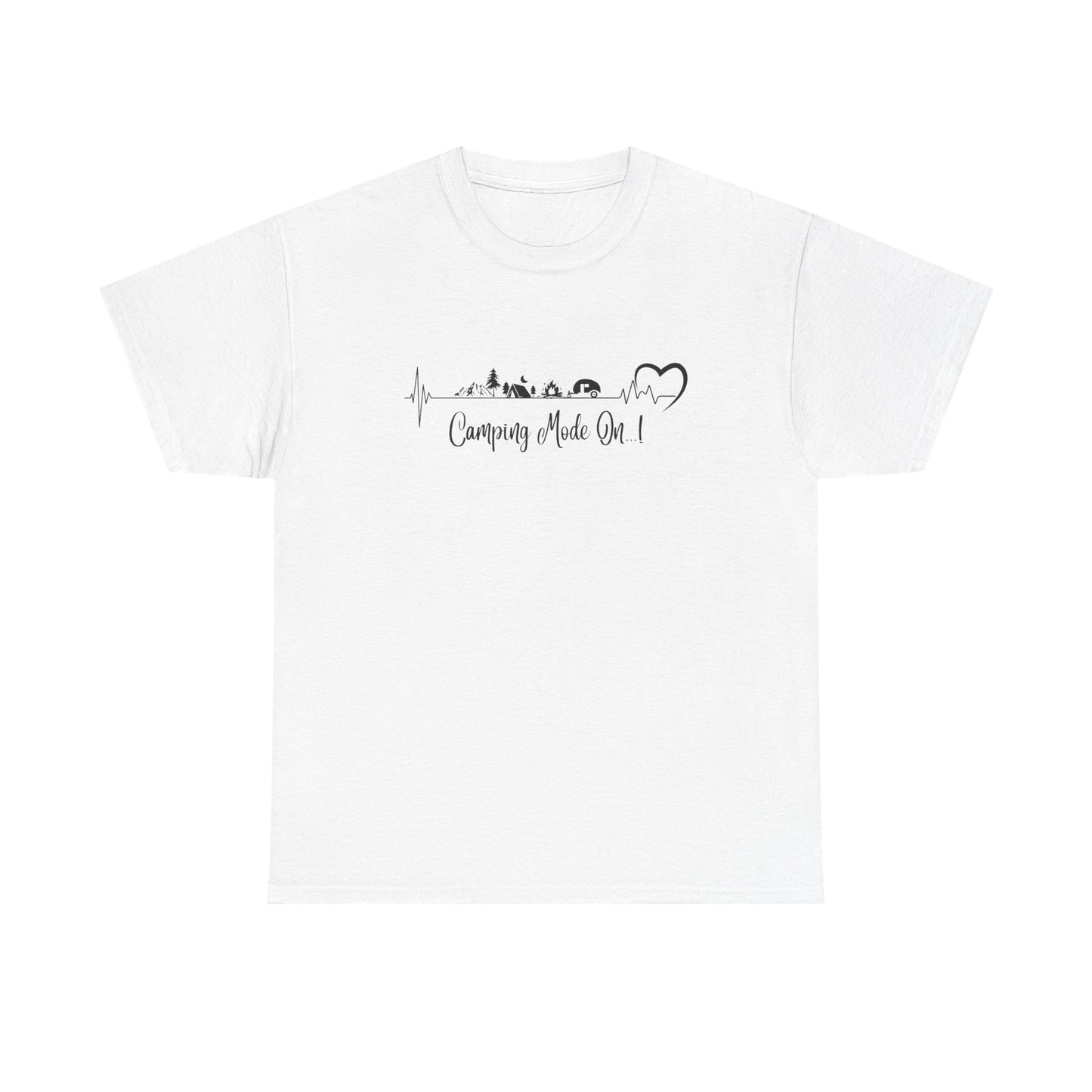 Mode on White t-shirt