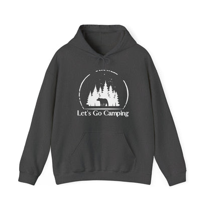 Camping With Bears Dark Gray Hoodie