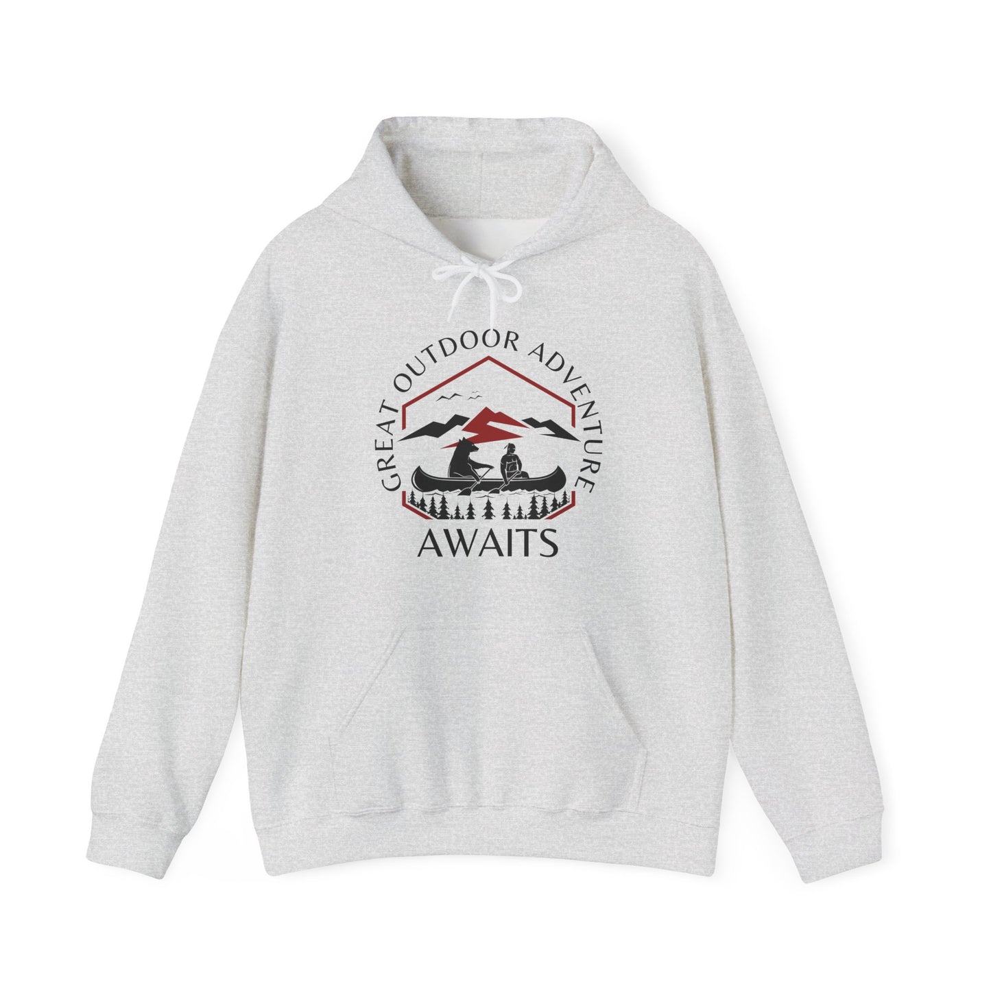 Gray Outdoor Adventure Hoodie