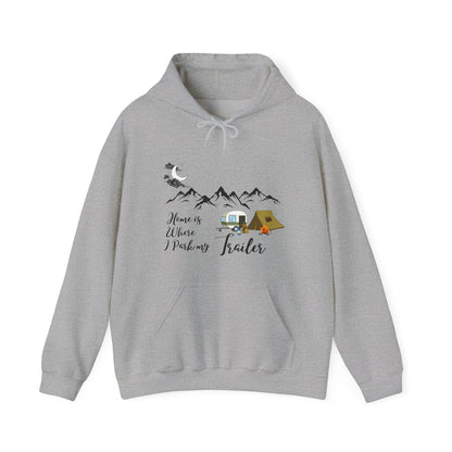 Under The Moon And Stars Ash Gray Hoodie