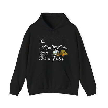 Under The Moon And Stars Black Hoodie